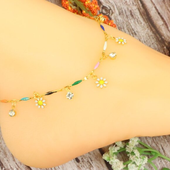 "Dainty Anklet for Women – Elegant Everyday Jewelry & Perfect Gift | MLCRC1493 - Picture 2 of 10